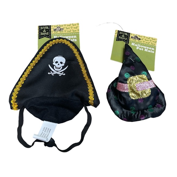 Other - DOG HATS - PIRATE or WITCH HAT - HALLOWEEN COSTUME - NEW